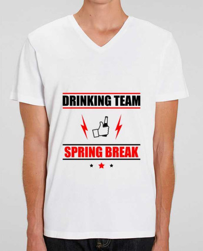 T-shirt homme Drinking Team Spring Break par Benichan