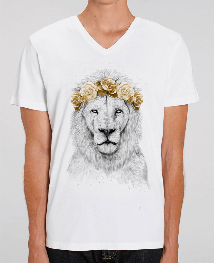 Camiseta Hombre Cuello V Stanley PRESENTER Festival lion II por Balàzs Solti