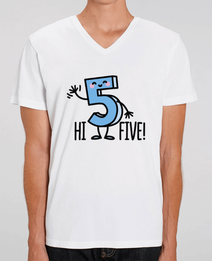 T-shirt homme Hi five par LaundryFactory