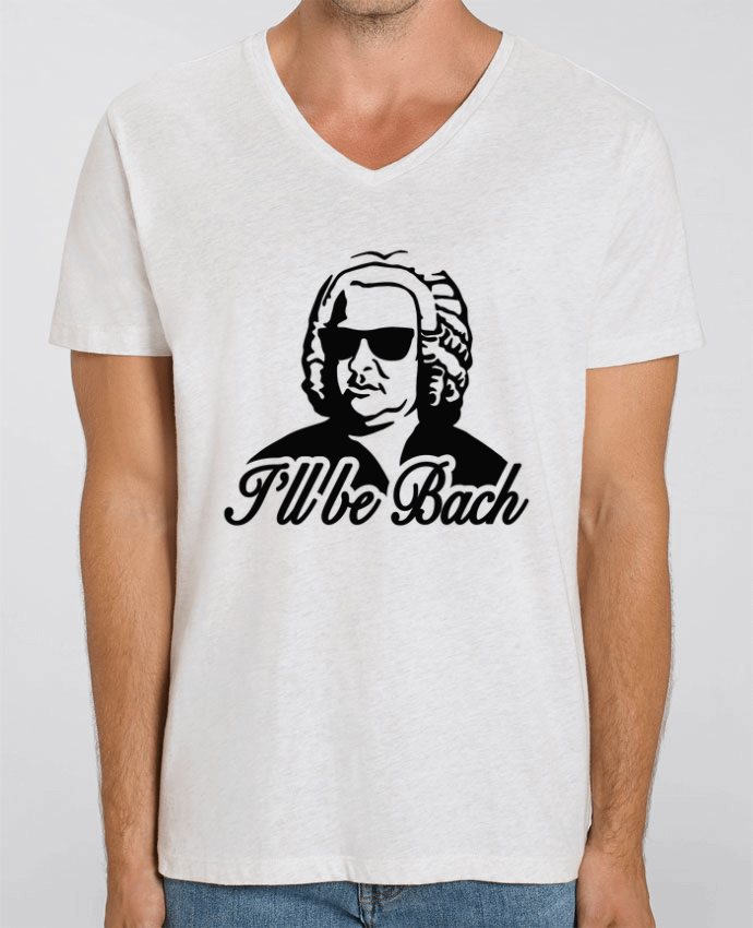 Men V-Neck T-shirt Stanley Presenter I'll be Bach by LaundryFactory