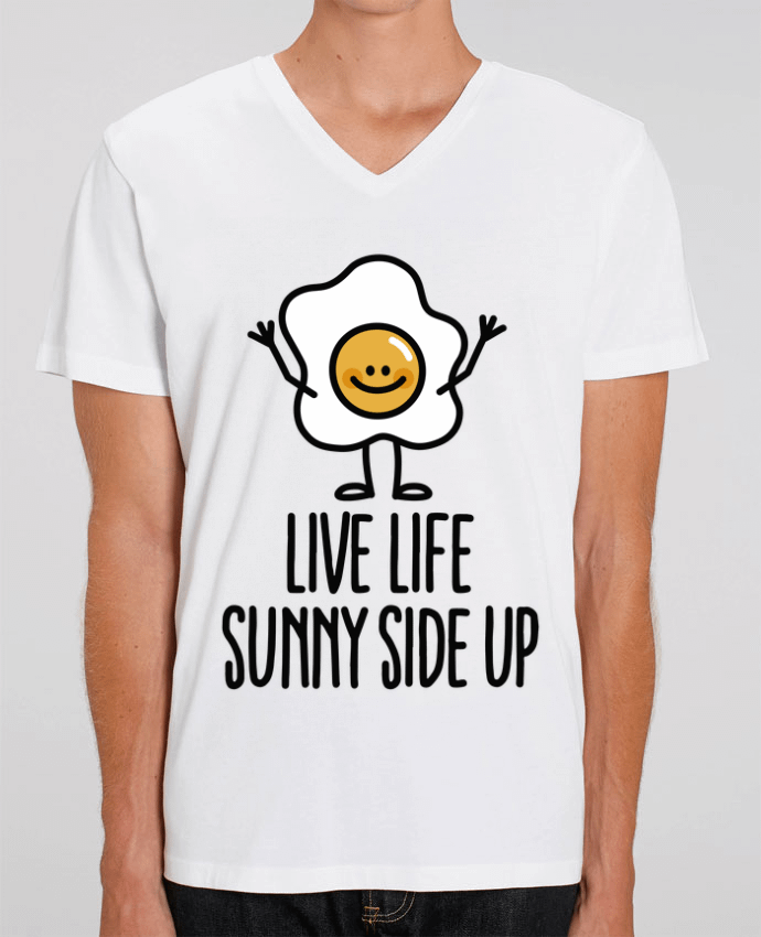 T-shirt homme Live life sunny side up par LaundryFactory