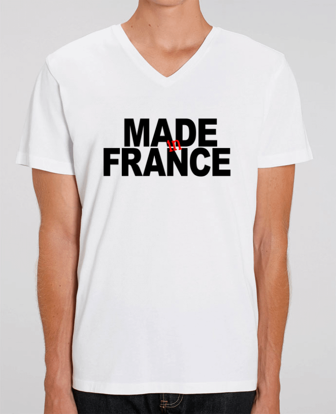 Men V-Neck T-shirt Stanley Presenter MADE IN FRANCE by 31 mars 2018