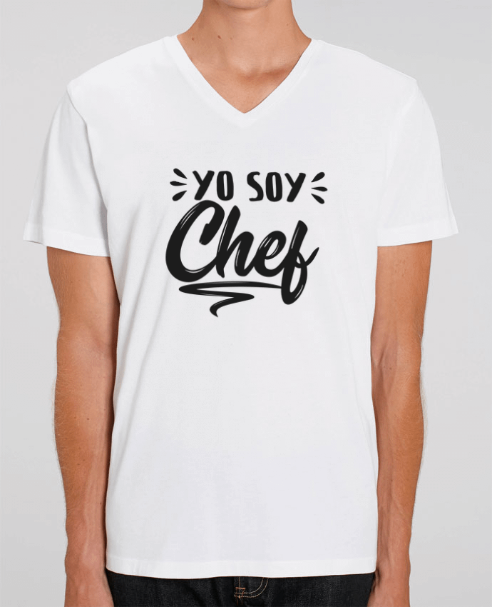 Men V-Neck T-shirt Stanley Presenter soy chef by tunetoo