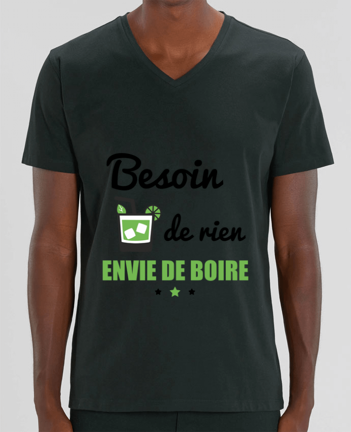 T-shirt homme Besoin de rien, envie de boire par Benichan