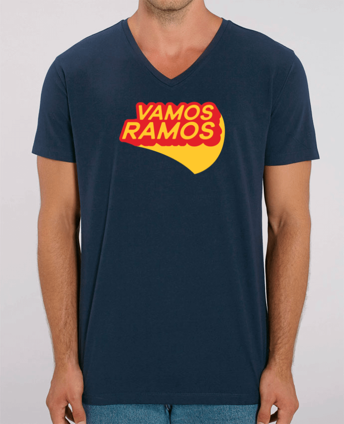 Men V-Neck T-shirt Stanley Presenter Vamos Ramos by tunetoo