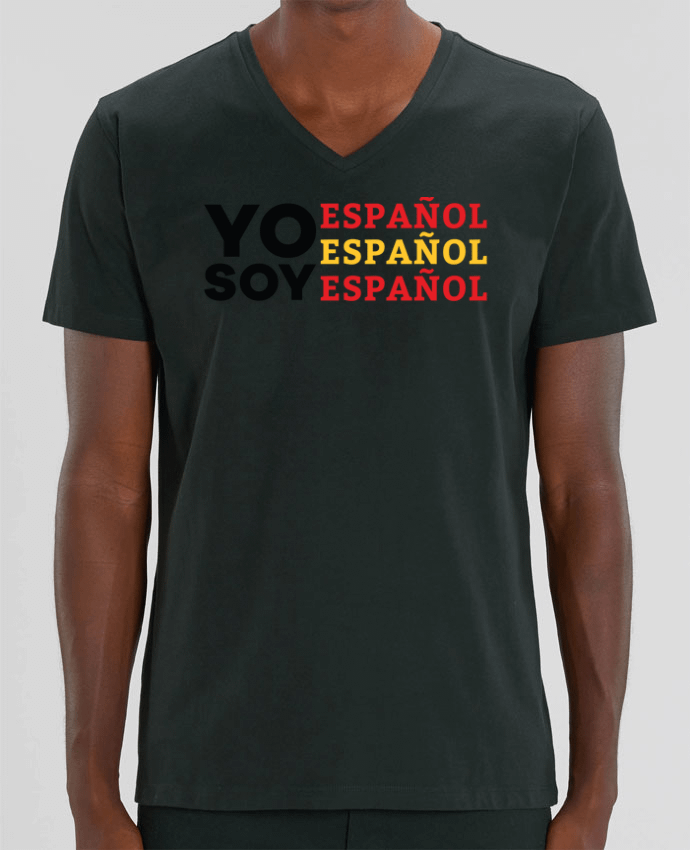 Men V-Neck T-shirt Stanley Presenter Yo soy español español español by tunetoo