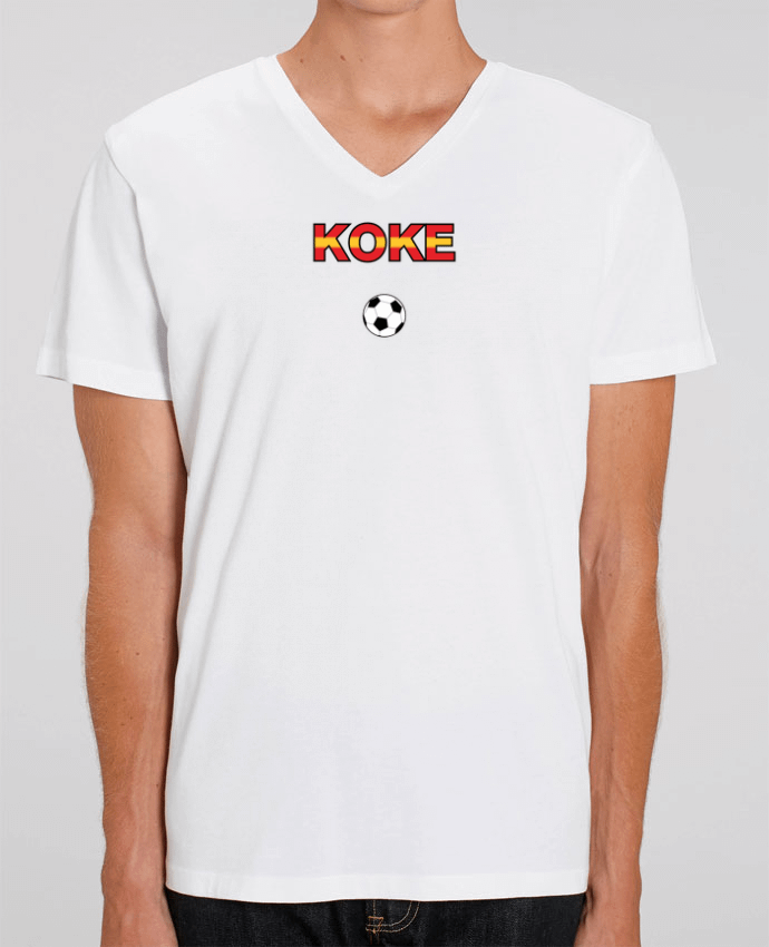Camiseta Hombre Cuello V Stanley PRESENTER Koke por tunetoo