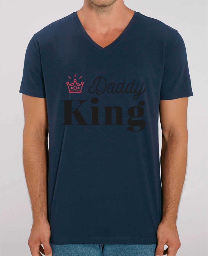 Men V-Neck T-shirt Stanley Presenter Daddy king by arsen