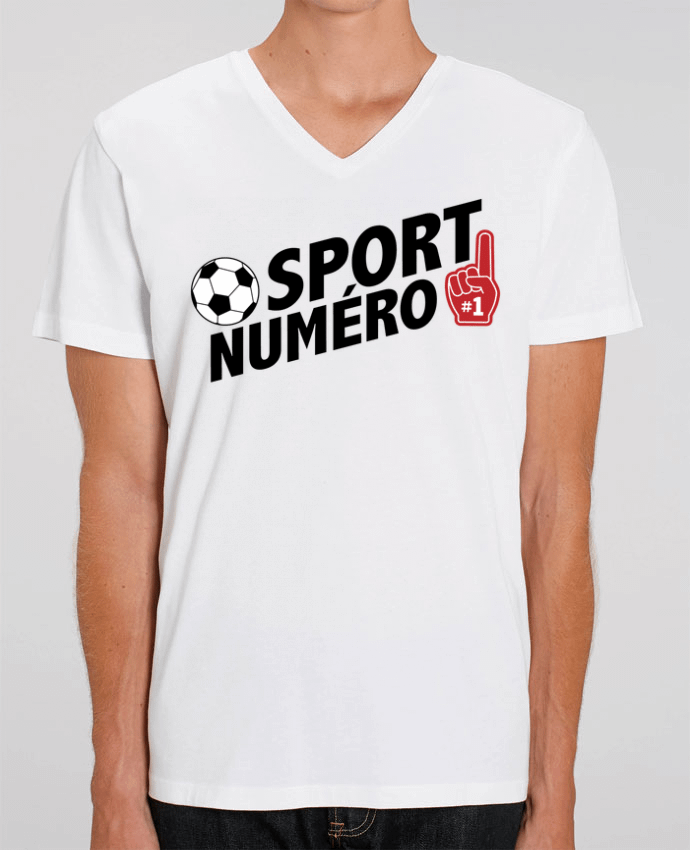 T-shirt homme Sport numéro 1 Football par tunetoo