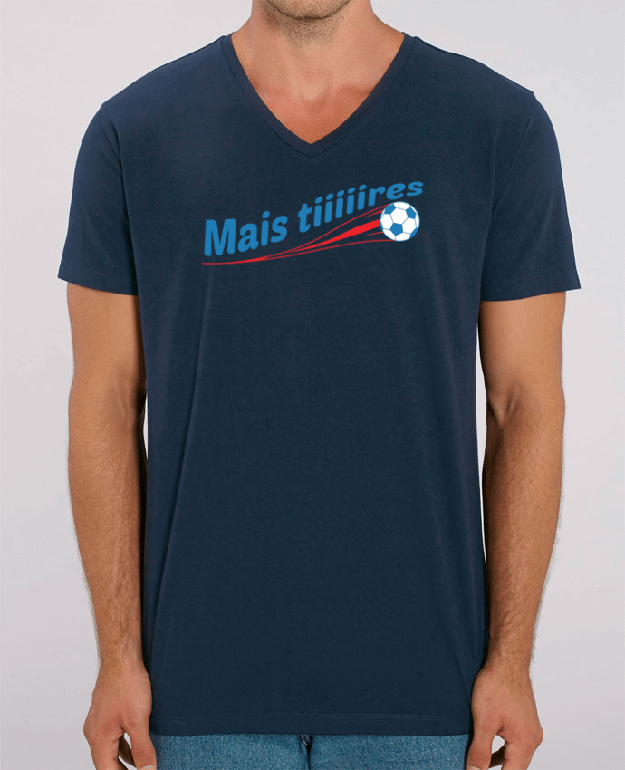 Men V-Neck T-shirt Stanley Presenter Mais tiiiiires by tunetoo