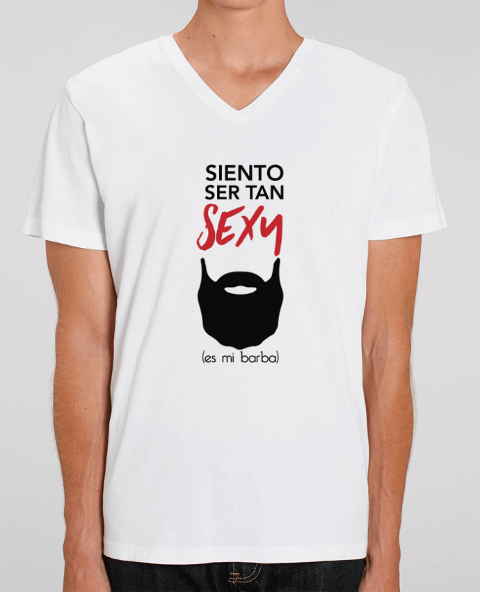 Camiseta Hombre Cuello V Stanley PRESENTER Siento ser tan sexy por tunetoo