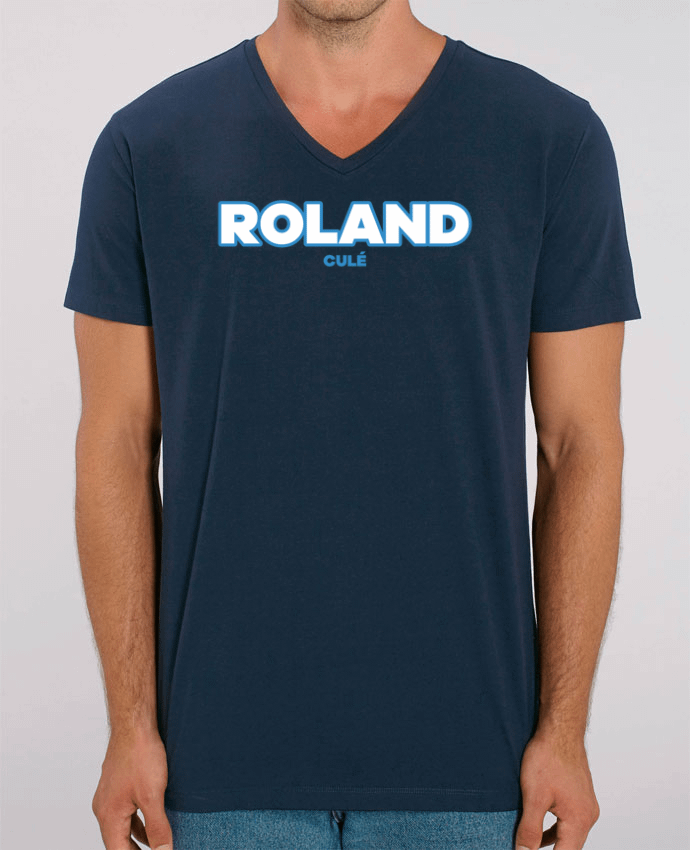 Tee Shirt Homme Col V Stanley PRESENTER Roland culé by tunetoo