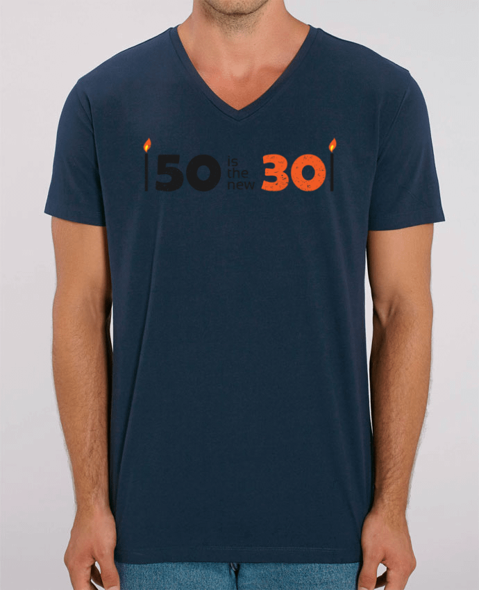 Camiseta Hombre Cuello V Stanley PRESENTER 50 is the new 30 por tunetoo