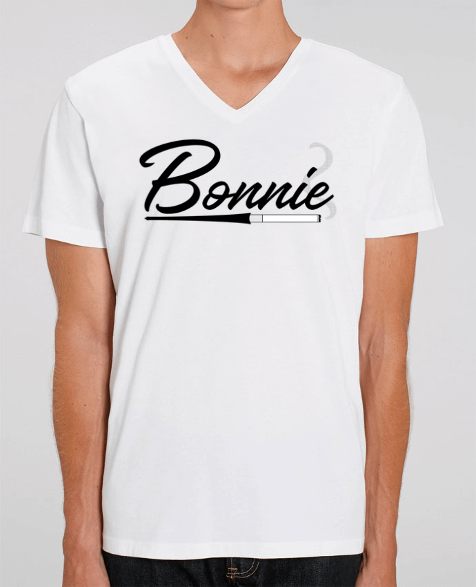 Men V-Neck T-shirt Stanley Presenter Bonnie by tunetoo