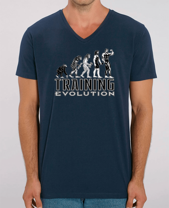 Men V-Neck T-shirt Stanley Presenter Training evolution by Original t-shirt