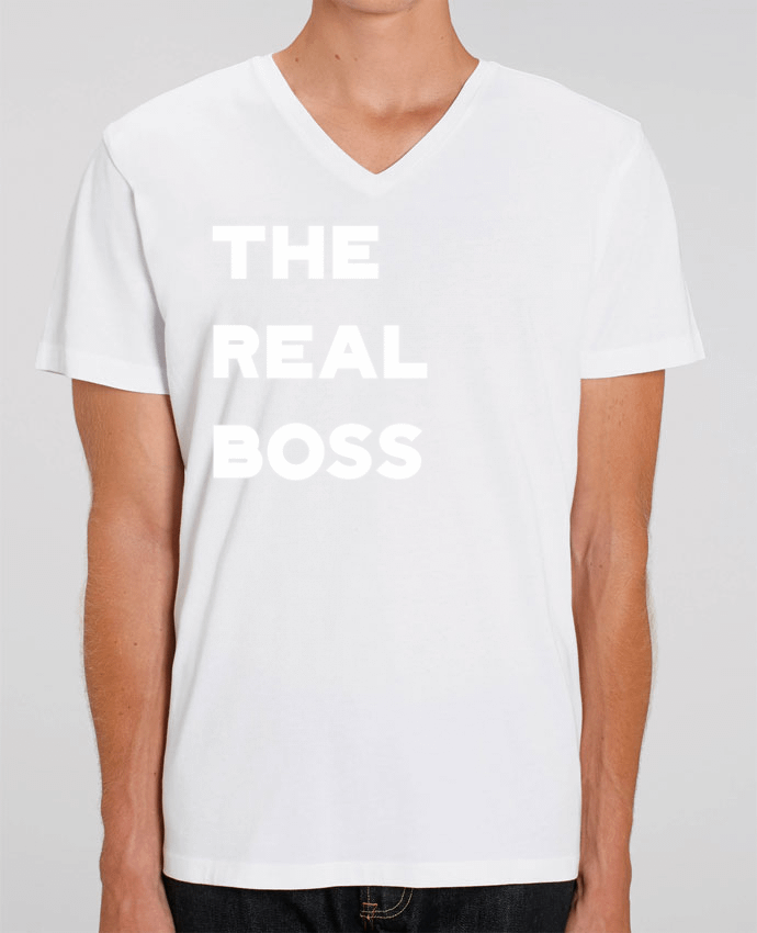 T-shirt homme The real boss par Original t-shirt