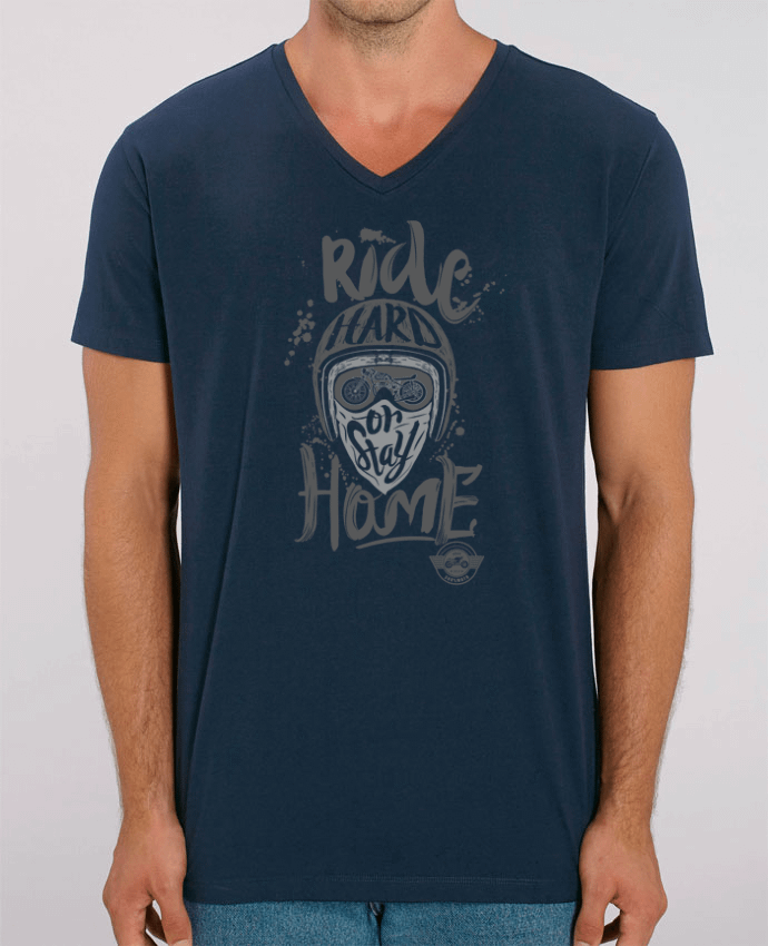 Men V-Neck T-shirt Stanley Presenter Ride Biker Lifestyle by Original t-shirt