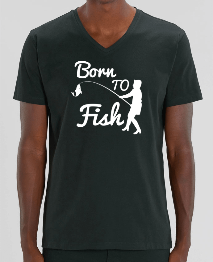 T-shirt homme Born to fish par Original t-shirt