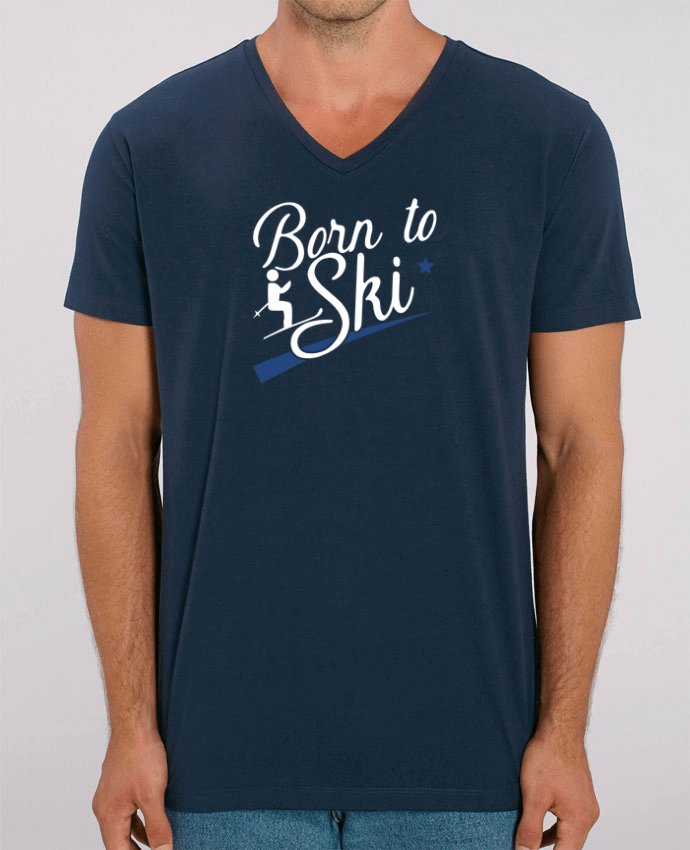 T-shirt homme Born to ski par Original t-shirt