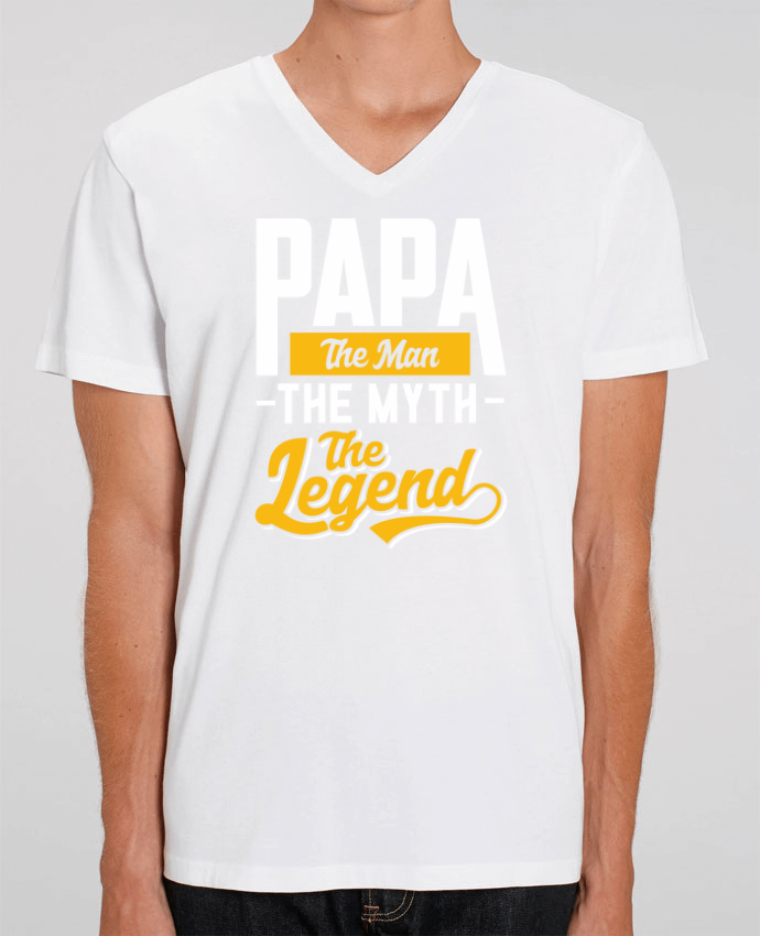 T-shirt homme Papa Man Myth Legend par Original t-shirt