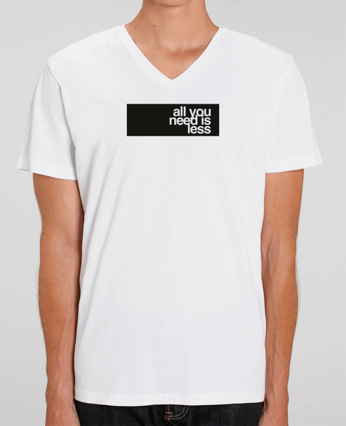 T-shirt homme All you need is less par justsayin