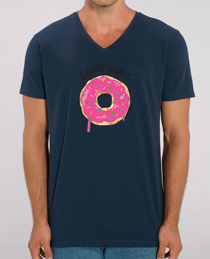 Men V-Neck T-shirt Stanley Presenter Donuthing Donut by tunetoo