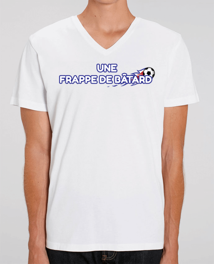 Men V-Neck T-shirt Stanley Presenter Frappe Pavard Chant by tunetoo