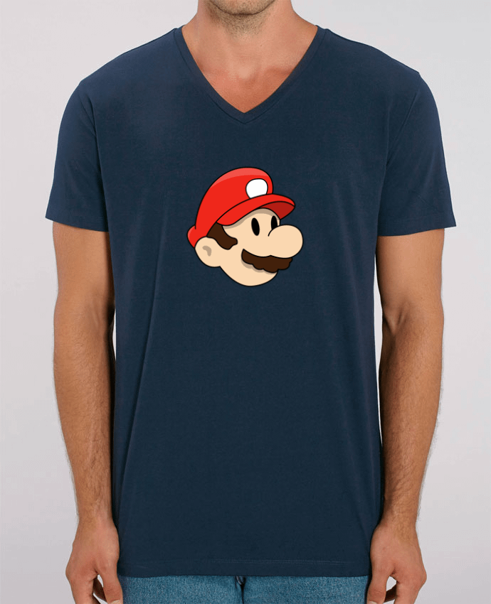 Men V-Neck T-shirt Stanley Presenter Mario Duo by tunetoo