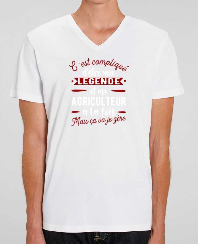 Camiseta Hombre Cuello V Stanley PRESENTER Légende et agriculteur por Original t-shirt