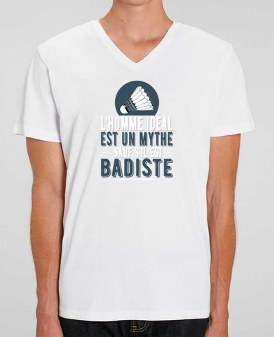 T-shirt homme Homme Badiste Badminton par Original t-shirt