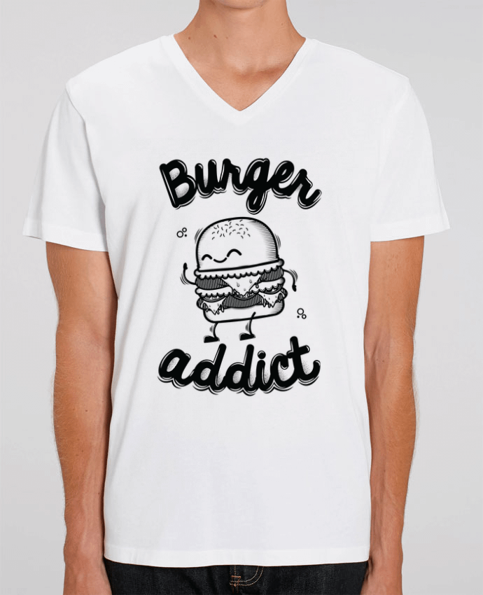 T-shirt homme BURGER ADDICT par PTIT MYTHO