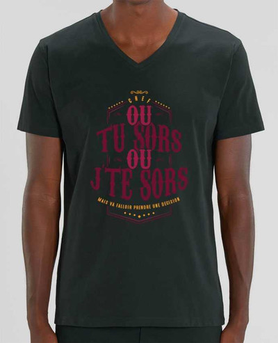 T-shirt homme Ou tu sors ou jte sors par PTIT MYTHO