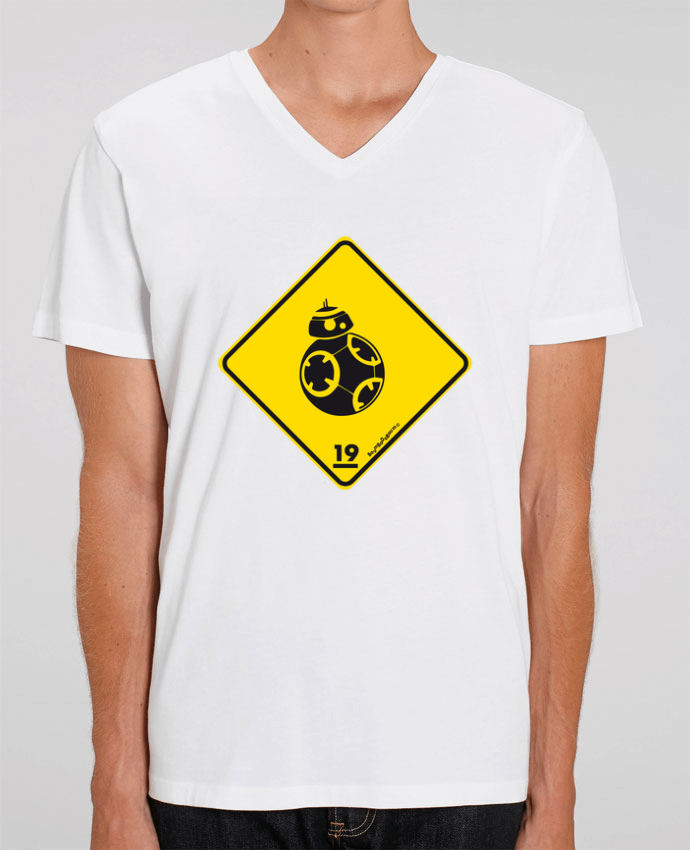 Tee Shirt Homme Col V Stanley PRESENTER BB-8 by Zorglub