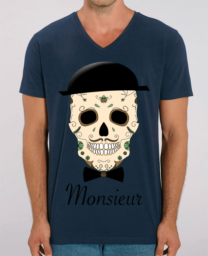 T-shirt homme Calavera Monsieur par Mx ARTificiel