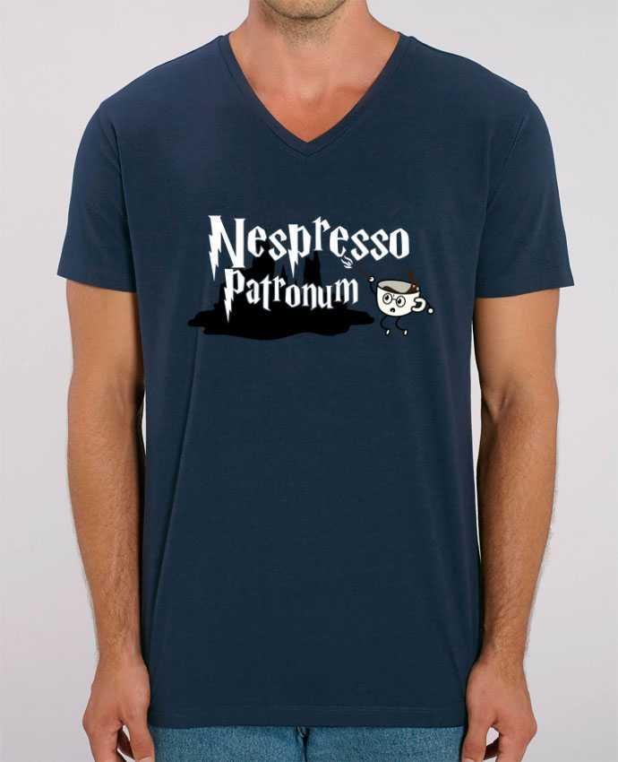 Tee Shirt Homme Col V Stanley PRESENTER Nespresso Patronum by tunetoo