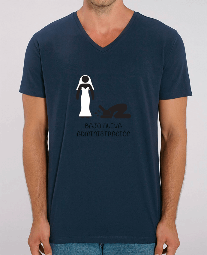 Camiseta Hombre Cuello V Stanley PRESENTER Bajo nueva administracion por tunetoo