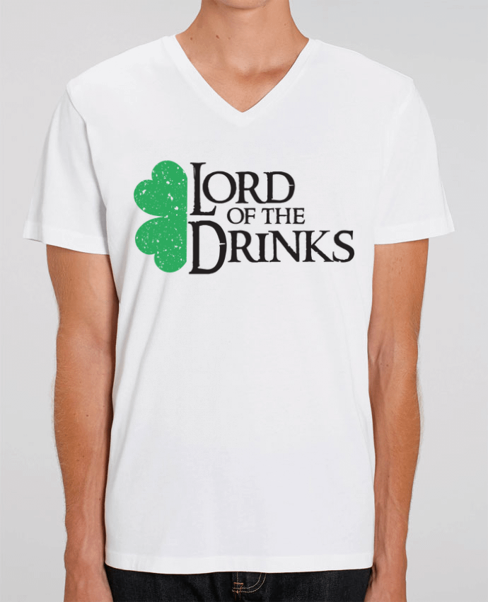 Tee Shirt Homme Col V Stanley PRESENTER Lord of the Drinks by tunetoo