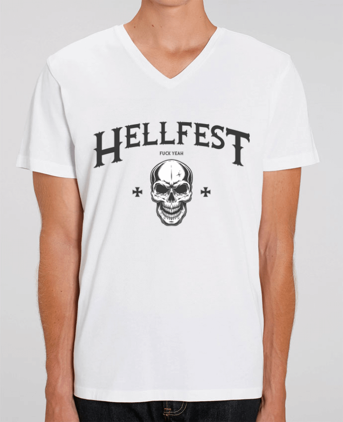 Men V-Neck T-shirt Stanley Presenter Hellfest fuck yeah by tunetoo