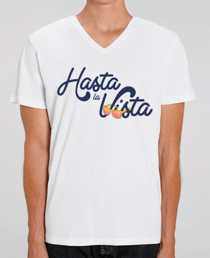 Men V-Neck T-shirt Stanley Presenter Hasta la Vista by tunetoo