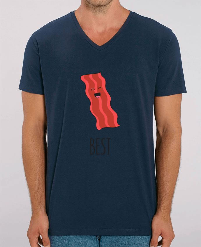 T-shirt homme BFF - Bacon and egg 1 par tunetoo