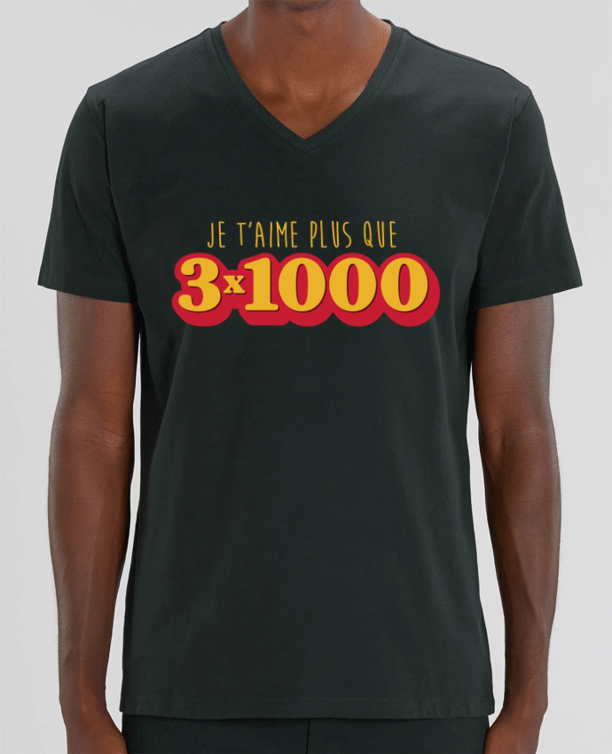 T-shirt homme Je t'aime plus que 3 x 1000 - Avengers par tunetoo