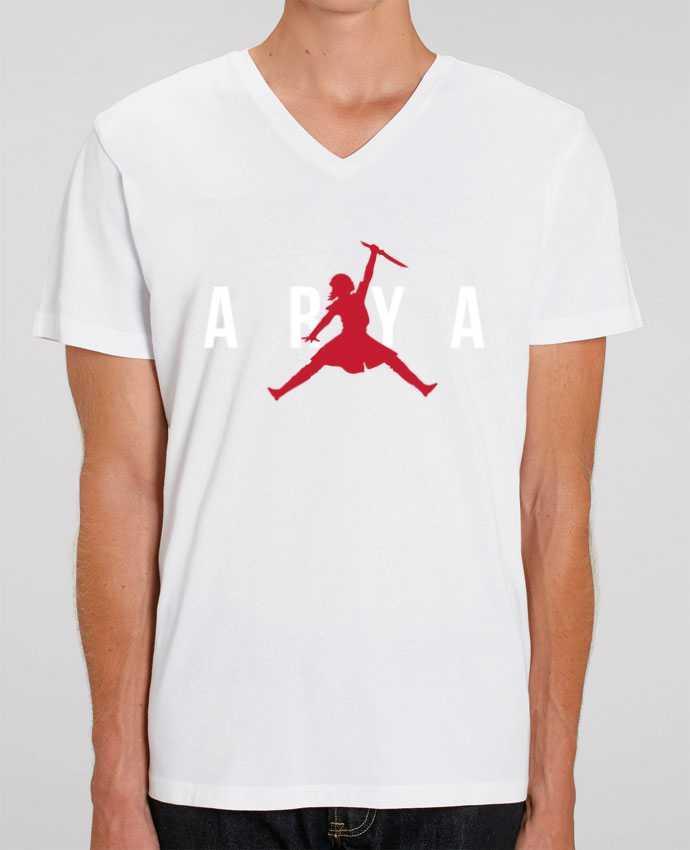 Men V-Neck T-shirt Stanley Presenter Air Jordan ARYA by tunetoo