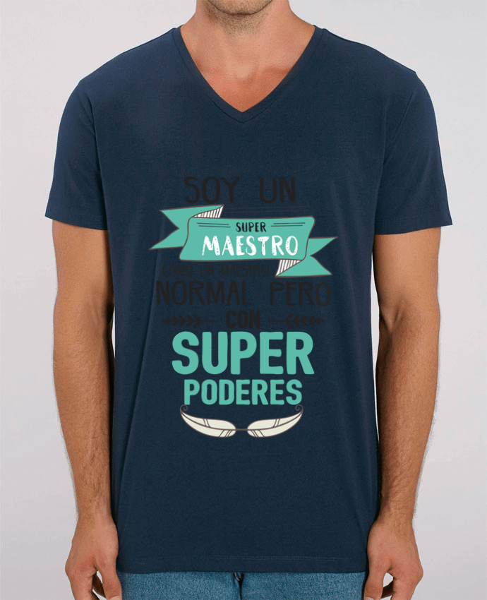 T-shirt homme Soy un super maestro par tunetoo