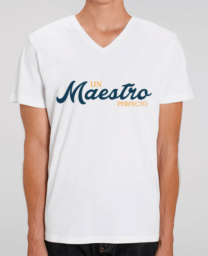 Tee Shirt Homme Col V Stanley PRESENTER Un maestro perfecto by tunetoo