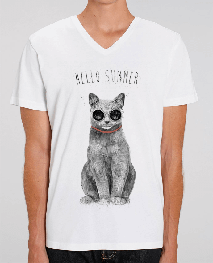 T-shirt homme Hello Summer par Balàzs Solti