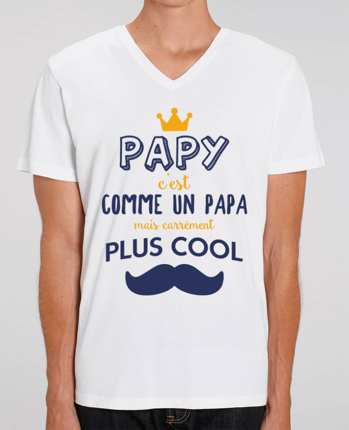 T-shirt homme Papy comme un papa en plus cool par tunetoo