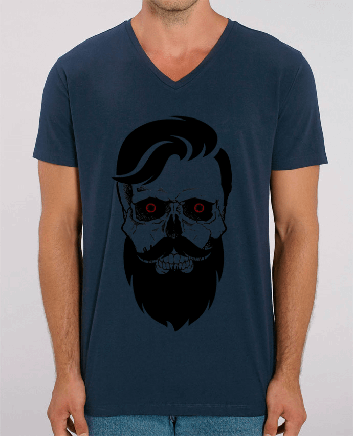 Men V-Neck T-shirt Stanley Presenter Dead gentelman by designer26