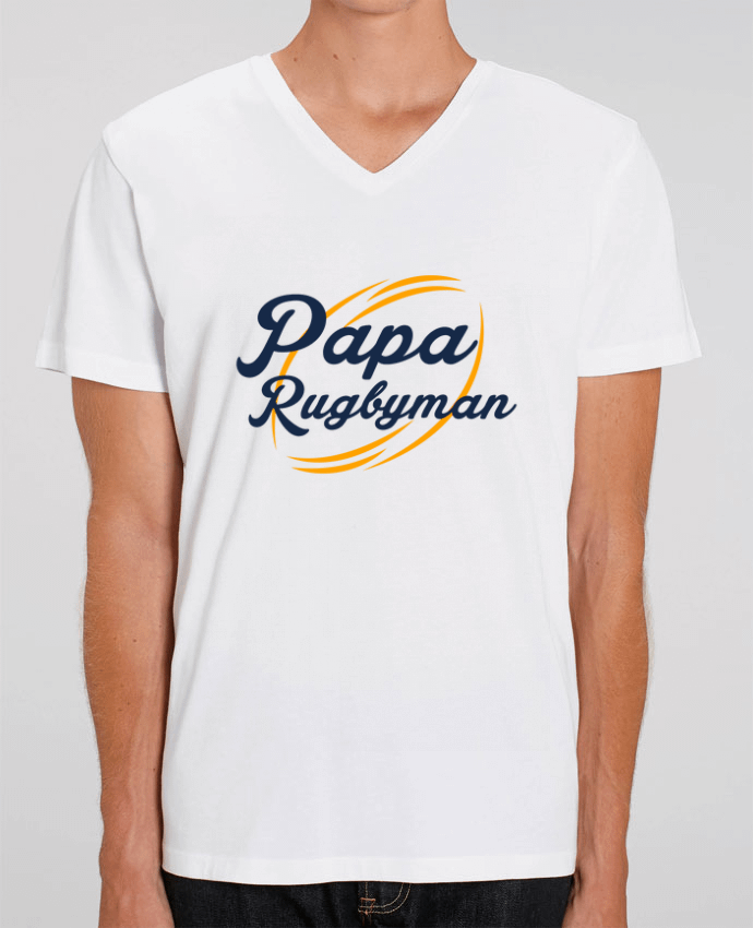 T-shirt homme Papa rugbyman par tunetoo