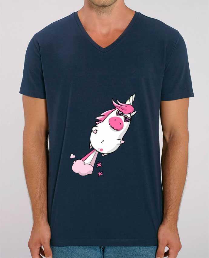 T-shirt homme Licorne à propulsion naturelle - version 2 par Tomi Ax - tomiax.fr