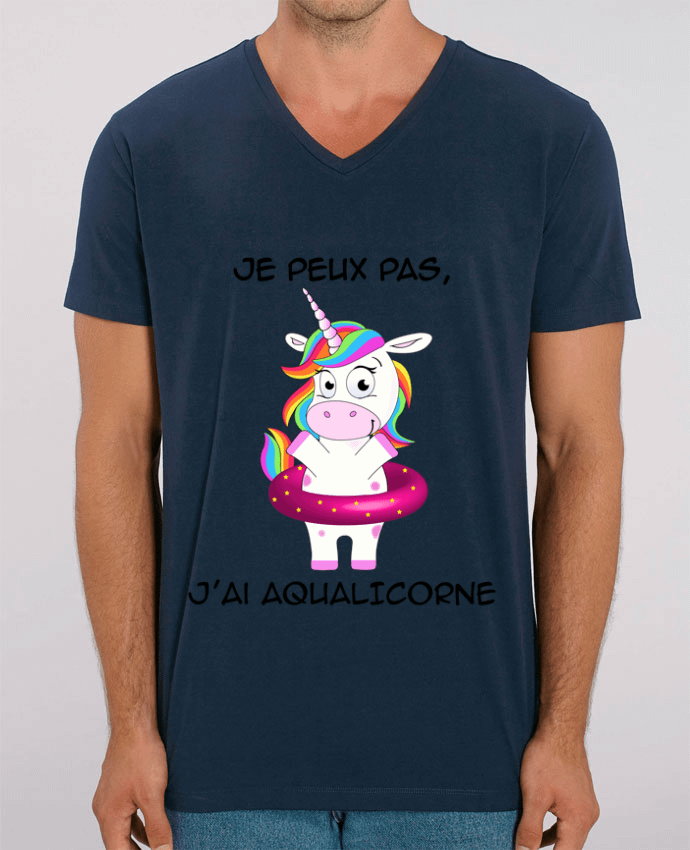 Camiseta Hombre Cuello V Stanley PRESENTER Aqualicorne por Nathéo
